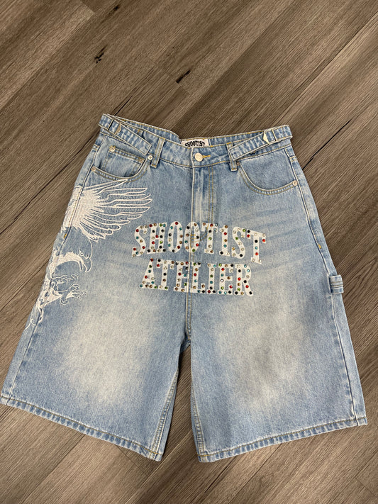 Shoot1st Denim Shorts