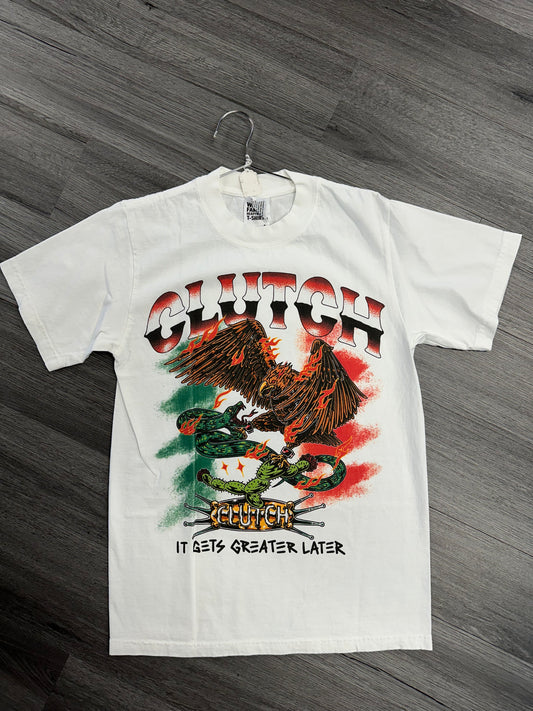 Clutch Tee "It Gets Greater Later Mexico"