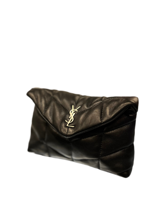 YSL Puffer Clutch "Black"