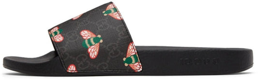 Gucci GG Supreme Slide "Bee"