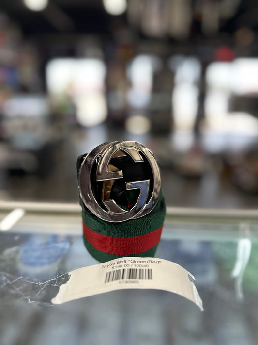 Gucci Belt "Green/Red"