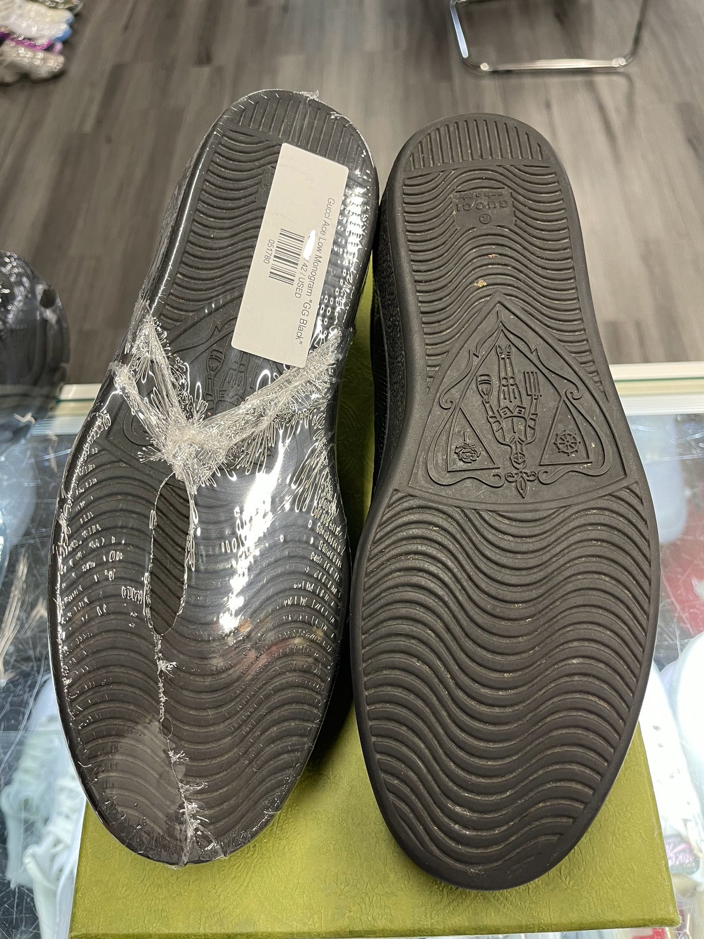 Gucci Ace Low Monogram "GG Black"