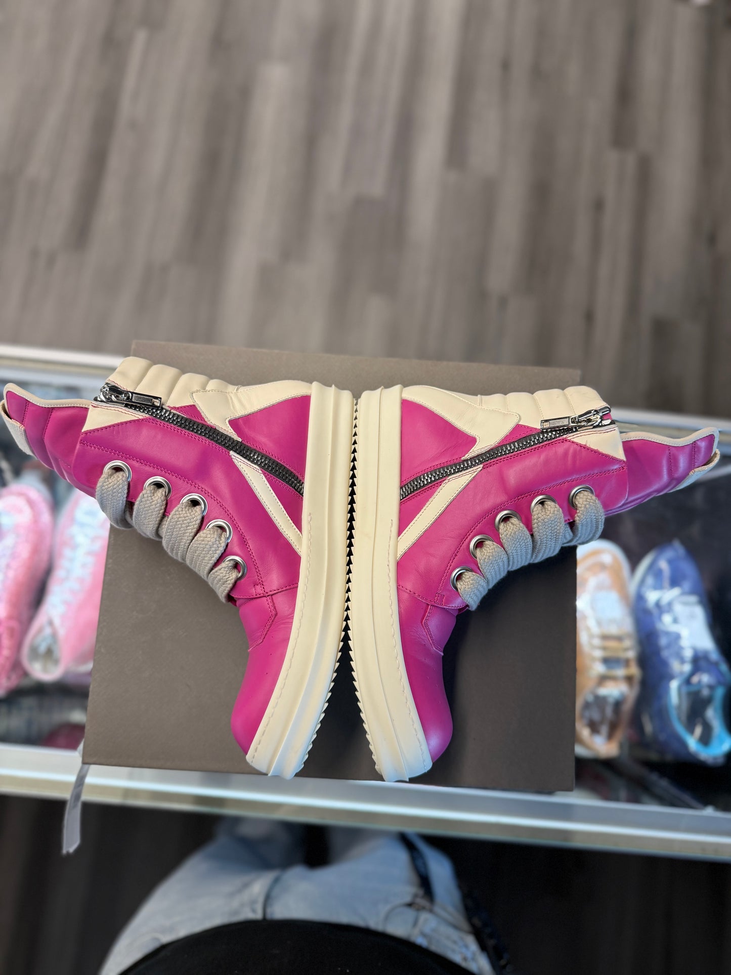 Rick Owens Geobasket "Pink"