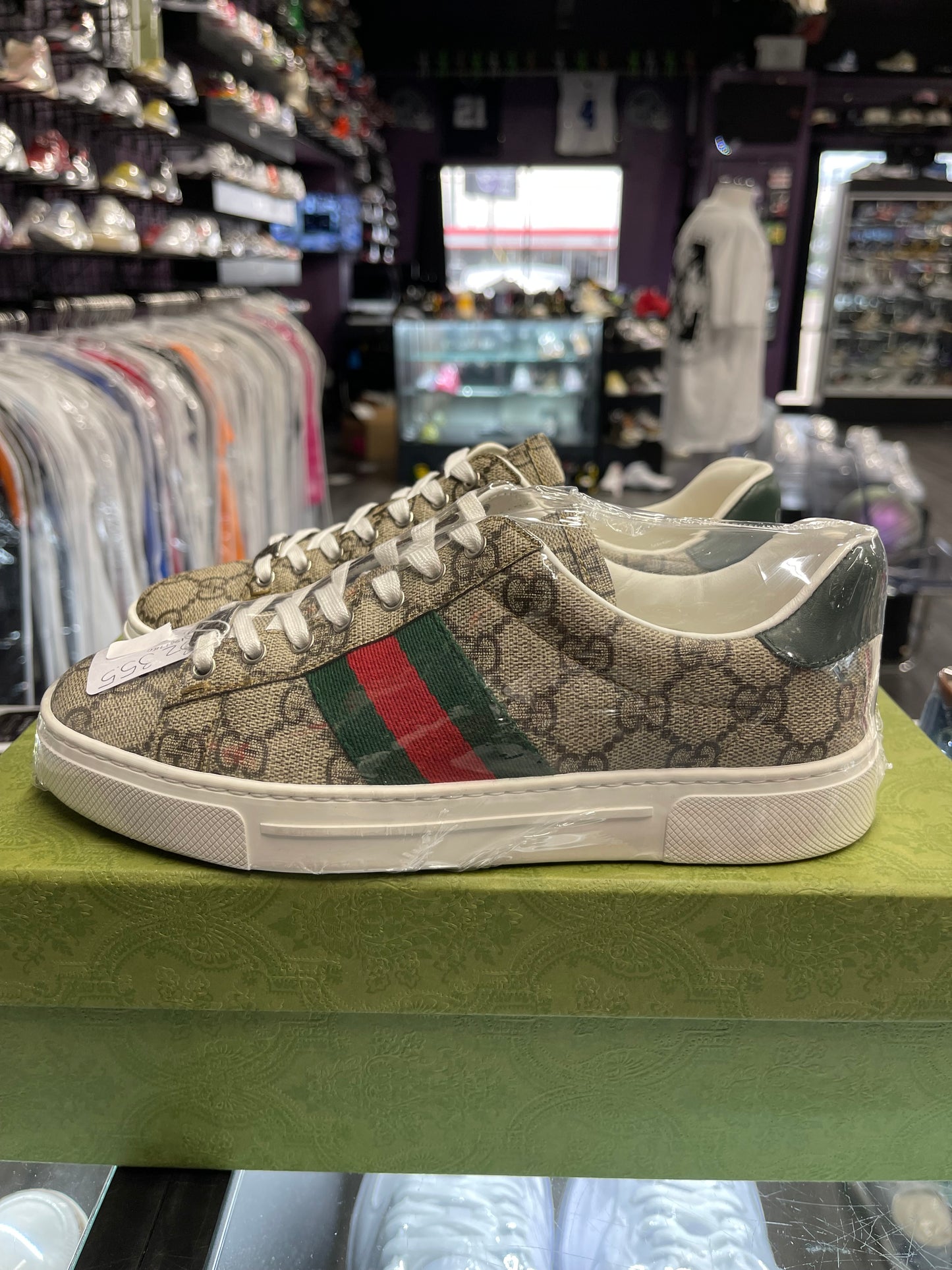 Gucci Ace Low Monogram "Beige"
