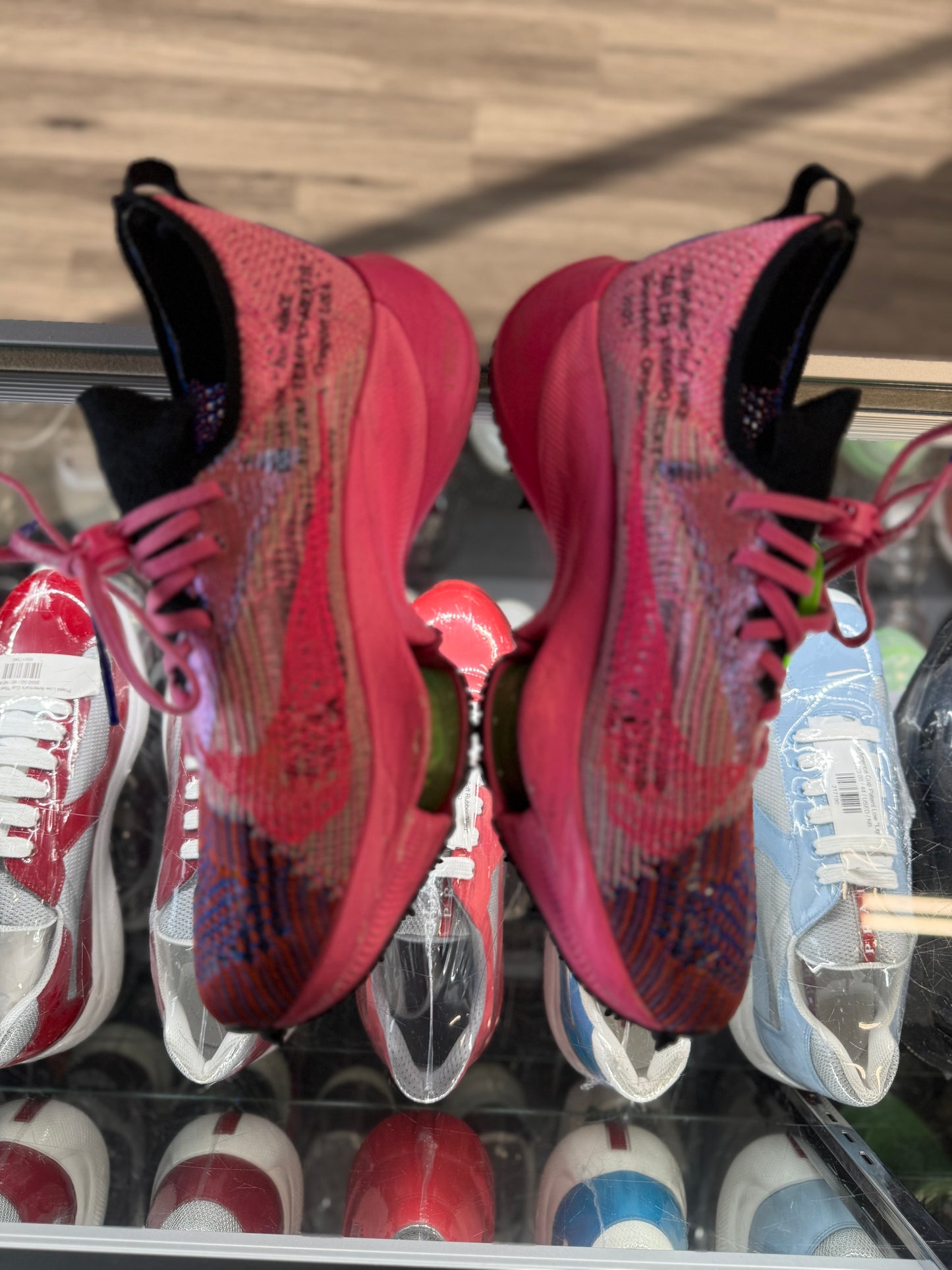 2021 Nike Air Zoom Tempo Next % Flykit "Off White Racer Blue Pink Glow"