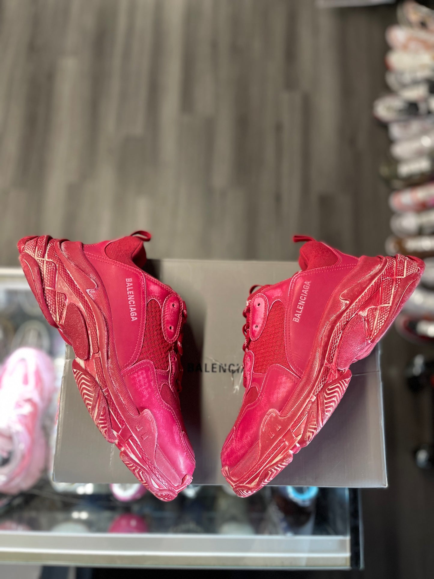 Balenciaga Triple S "Faded Washed Red"
