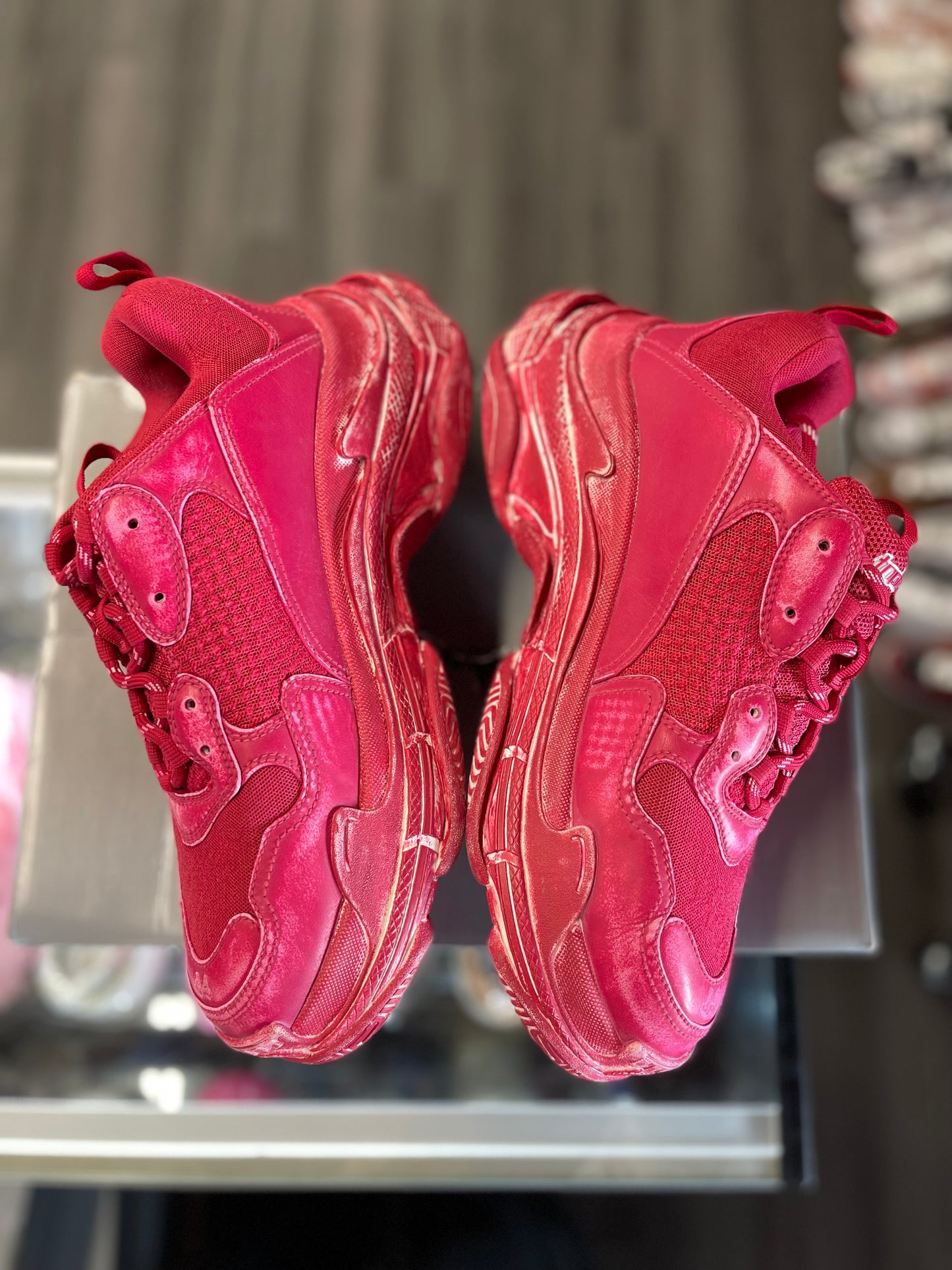 Balenciaga Triple S "Faded Washed Red"