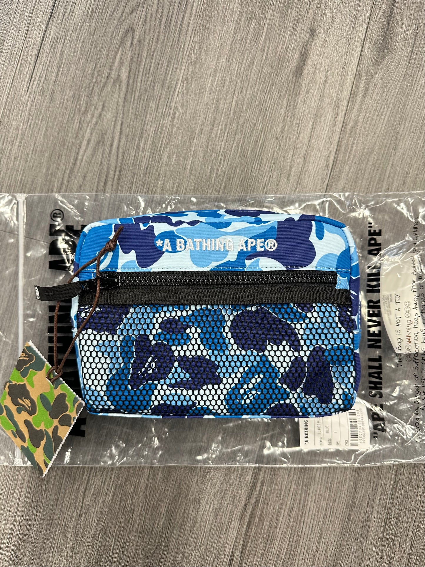 Bape Lunch Bag "Blue Camo"