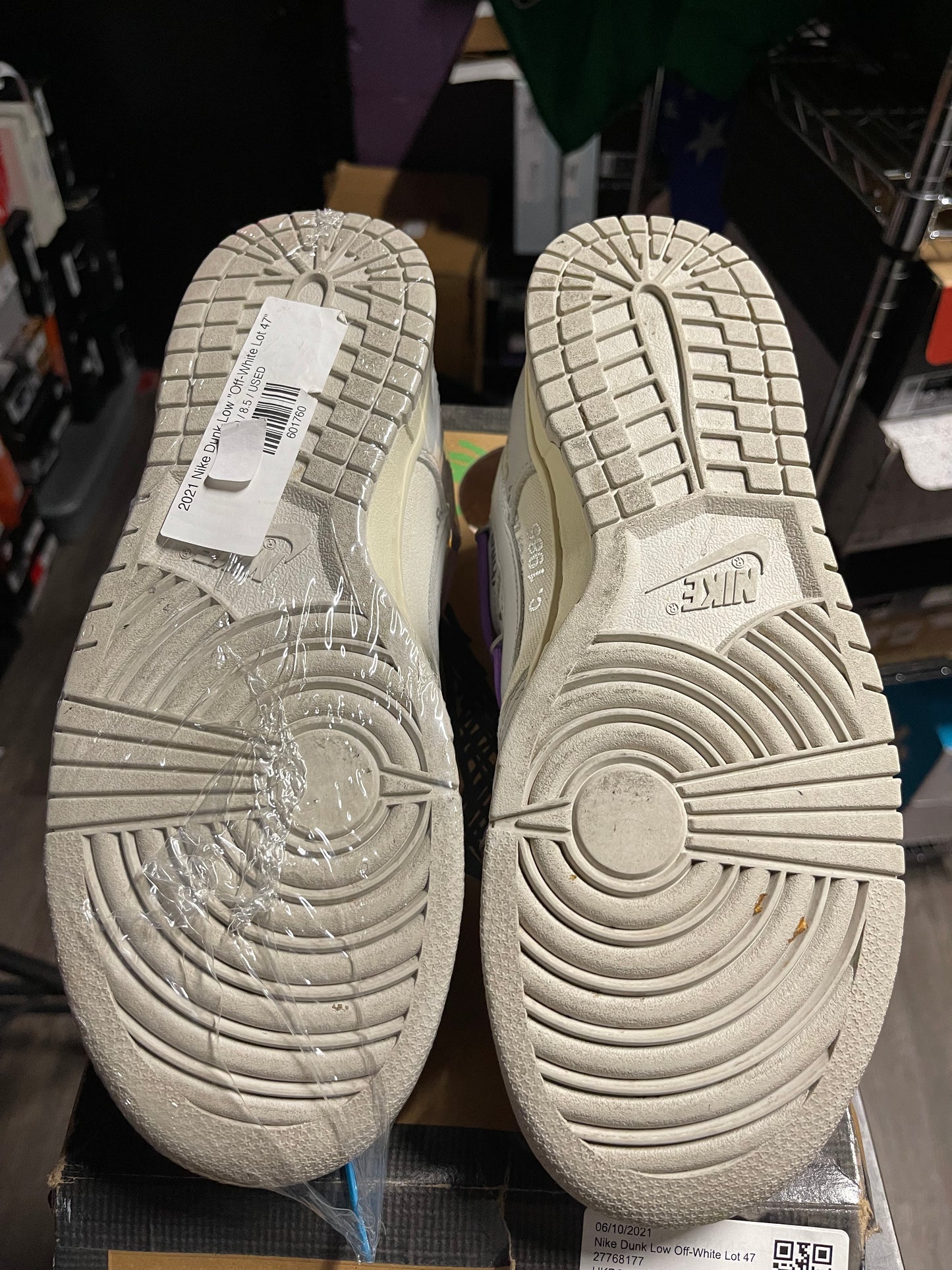 2021 Nike Dunk Low "Off-White Lot 47"