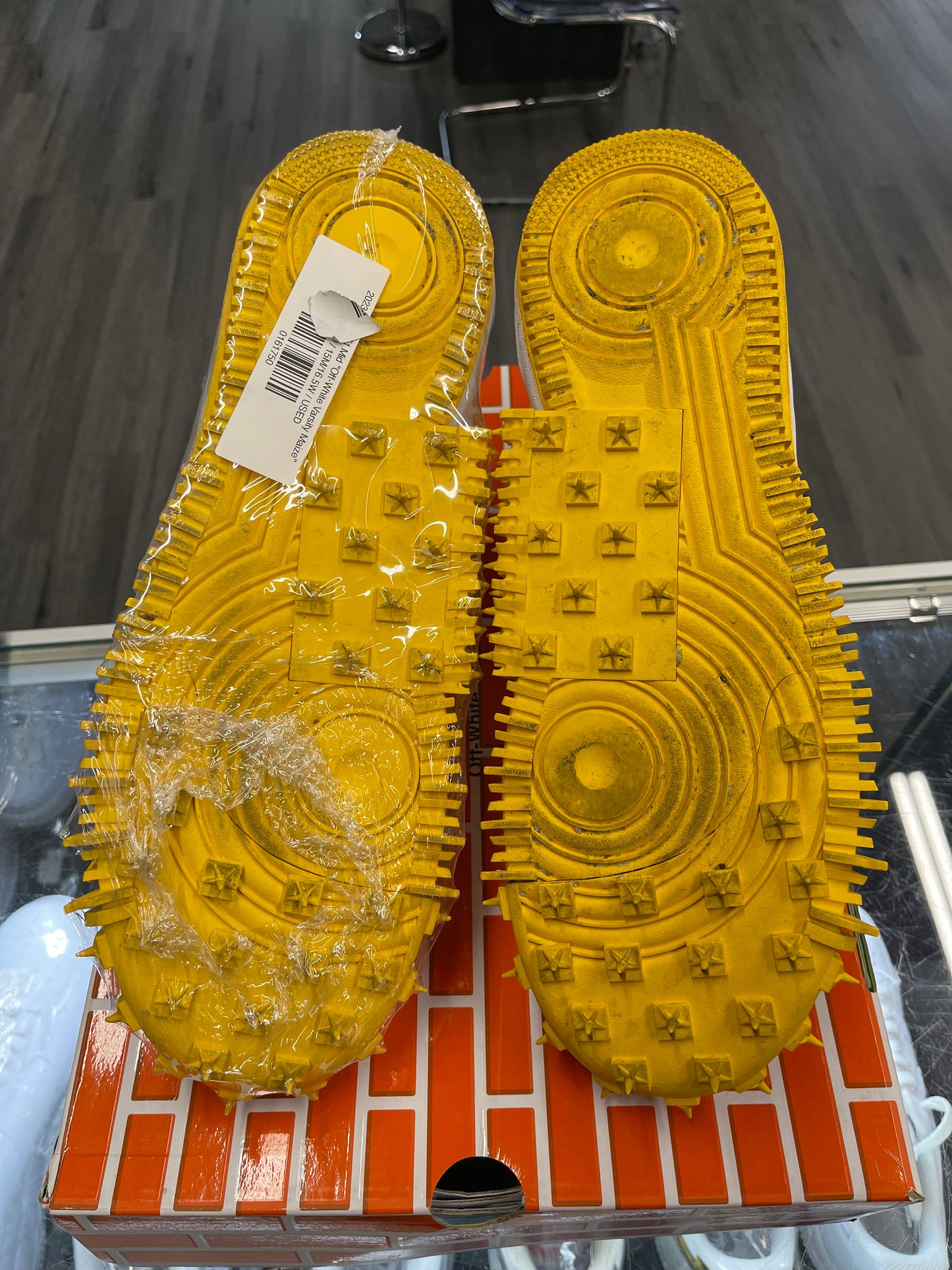2023 Nike Air Force 1 Mid "Off-White Varsity Maize"
