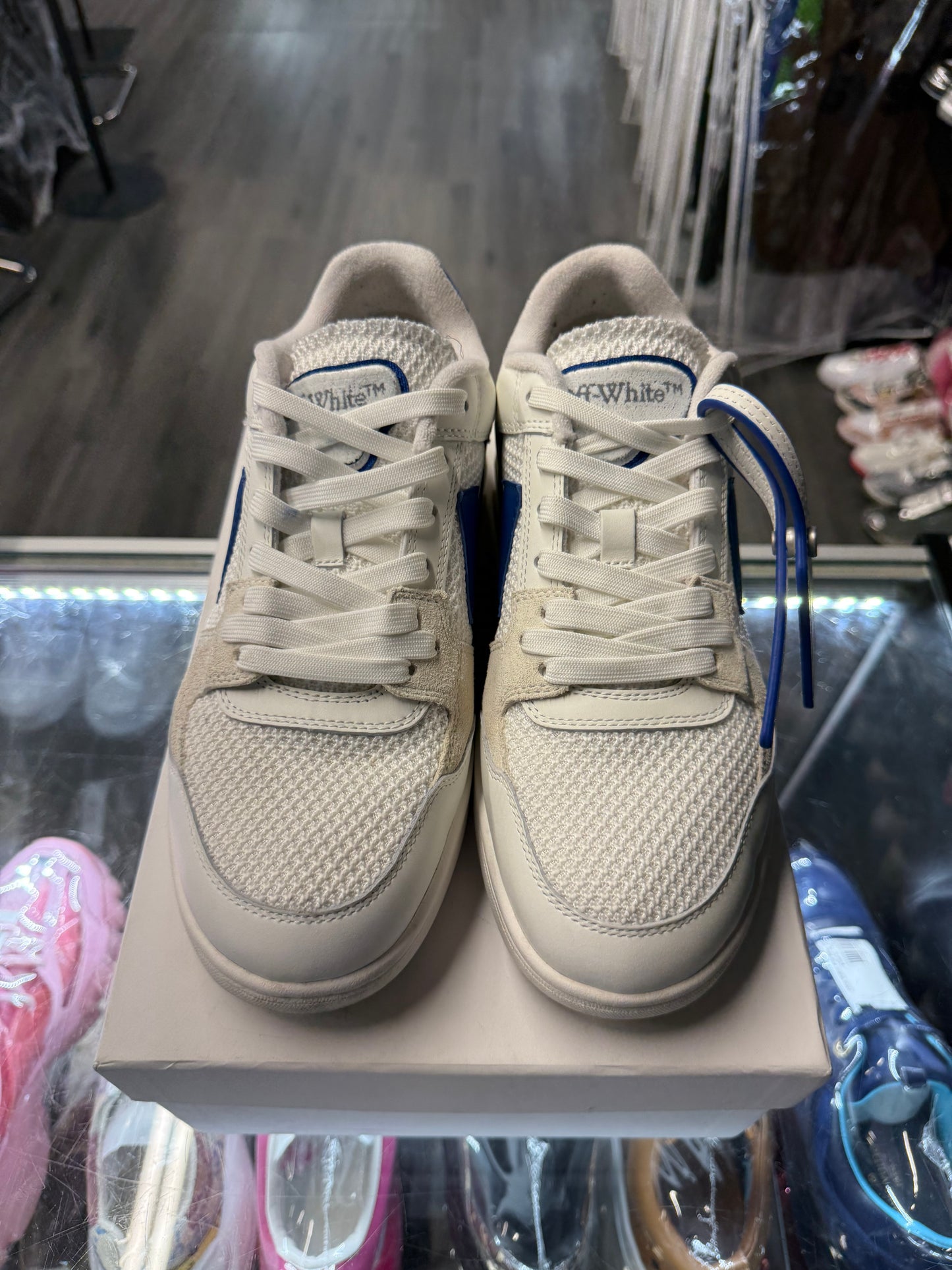 Off-White Out Of Office "White/Blue"