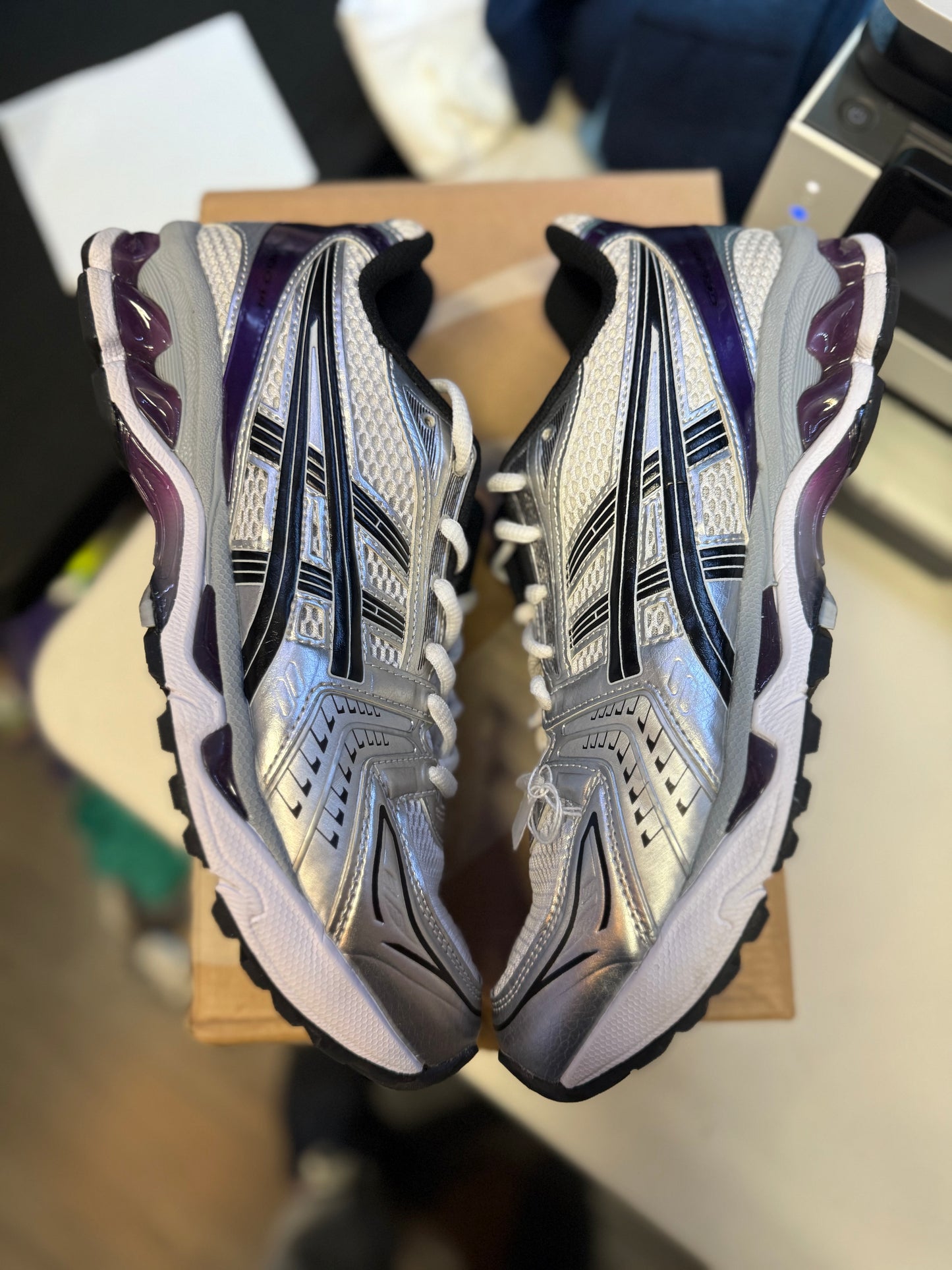 Asics Gel-Kayano 14 "White Dark Grape" (W)