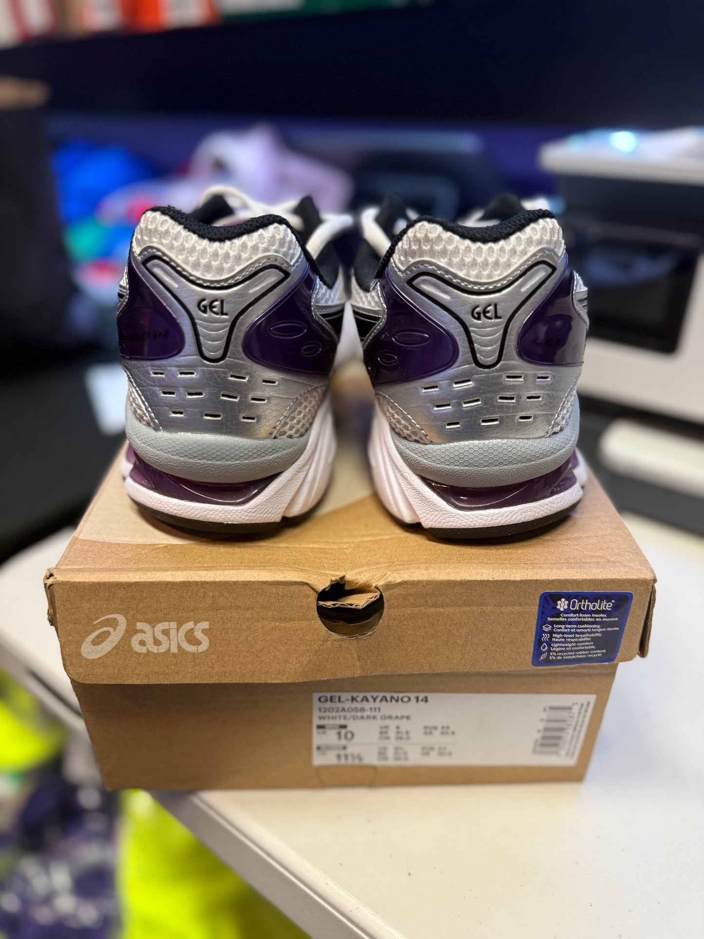Asics Gel-Kayano 14 "White Dark Grape" (W)