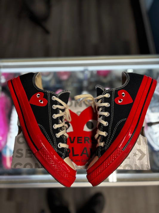 Converse Play Comme Des Garcons Low "Black/Red"