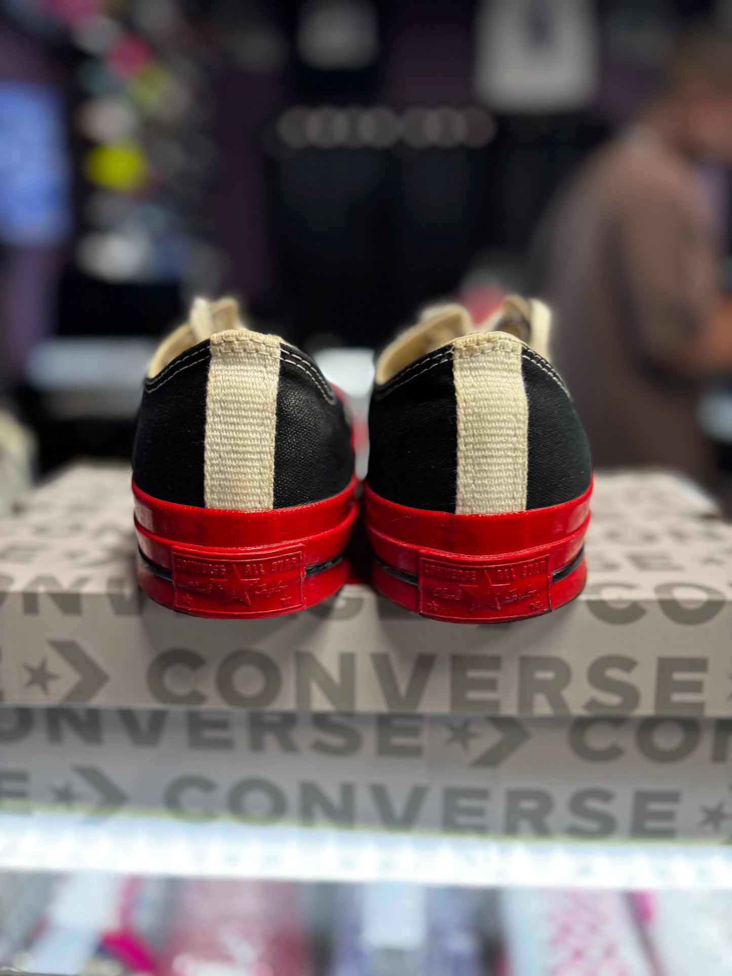 Converse Play Comme Des Garcons Low "Black/Red"