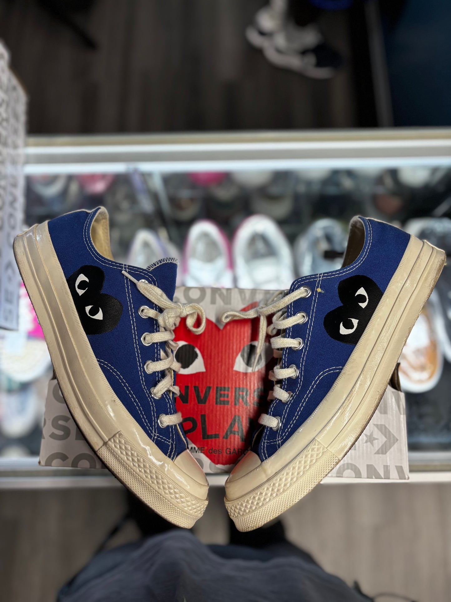 Converse Commed Des Garcon Low "Royal Blue"