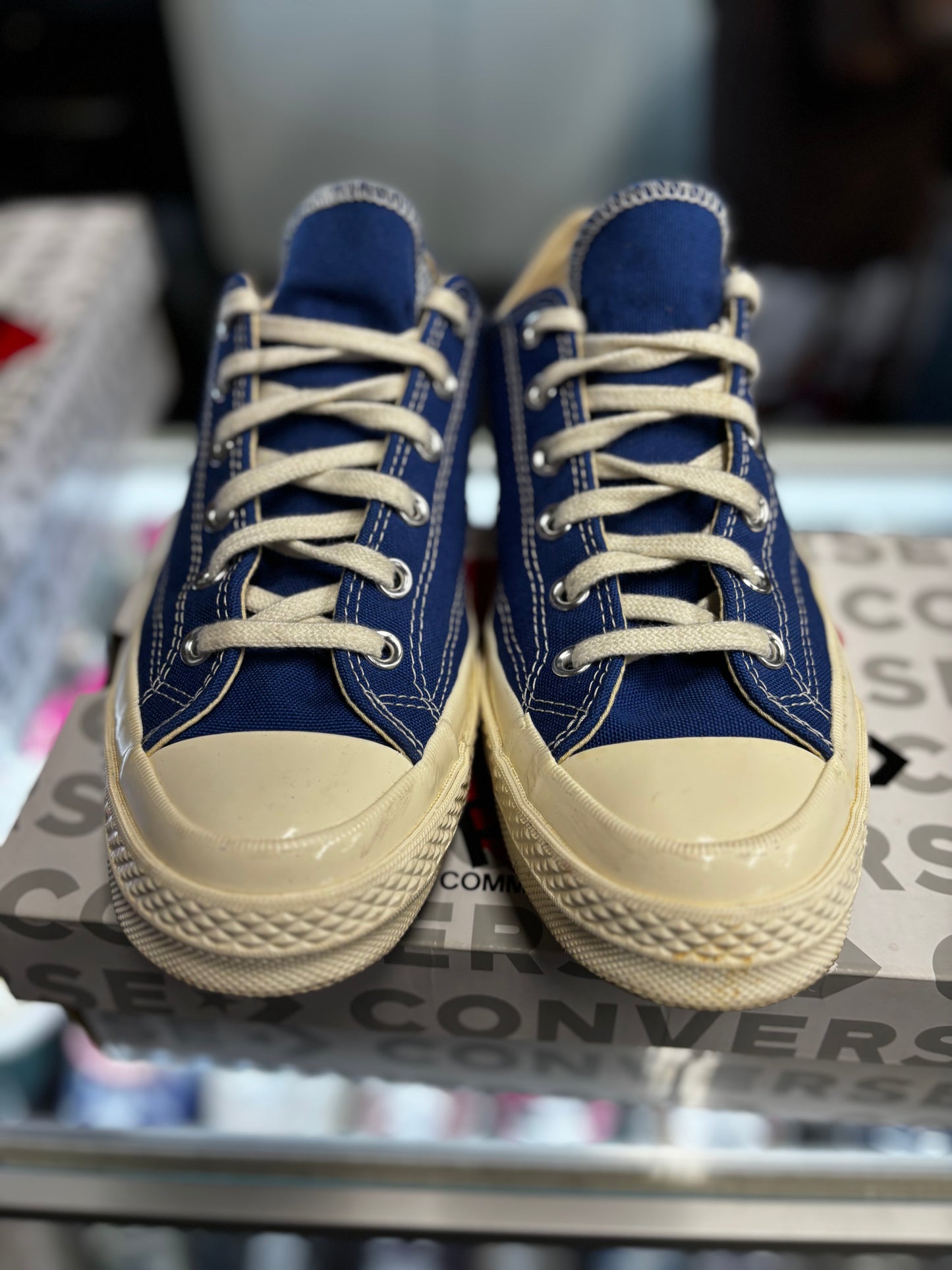 Converse Commed Des Garcon Low "Royal Blue"