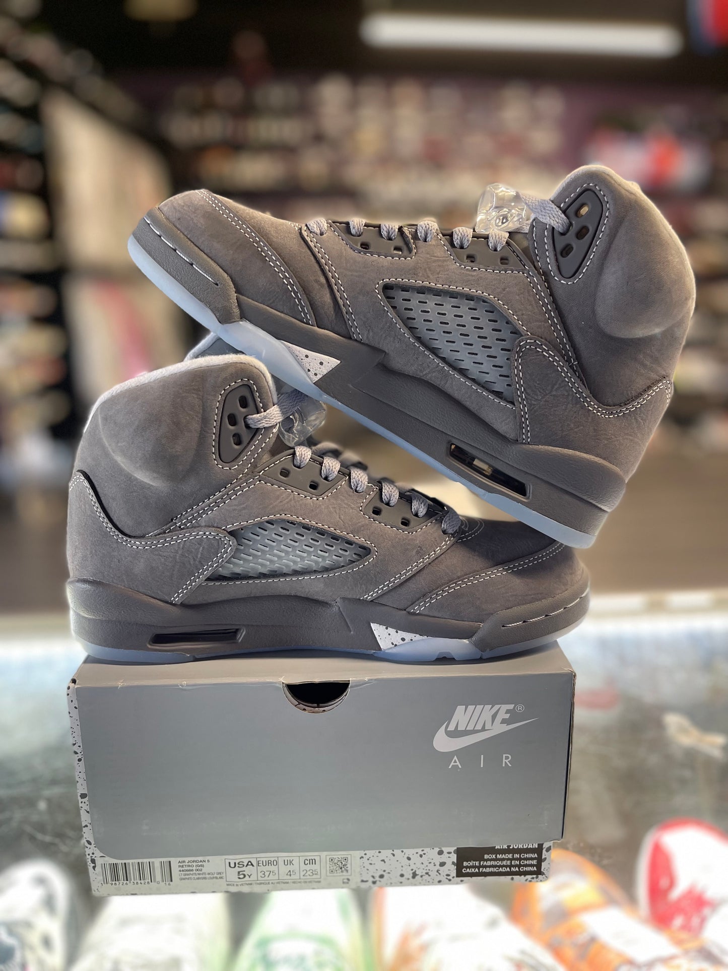 2026 Air Jordan Retro 5 "Wolf Grey" (GS)
