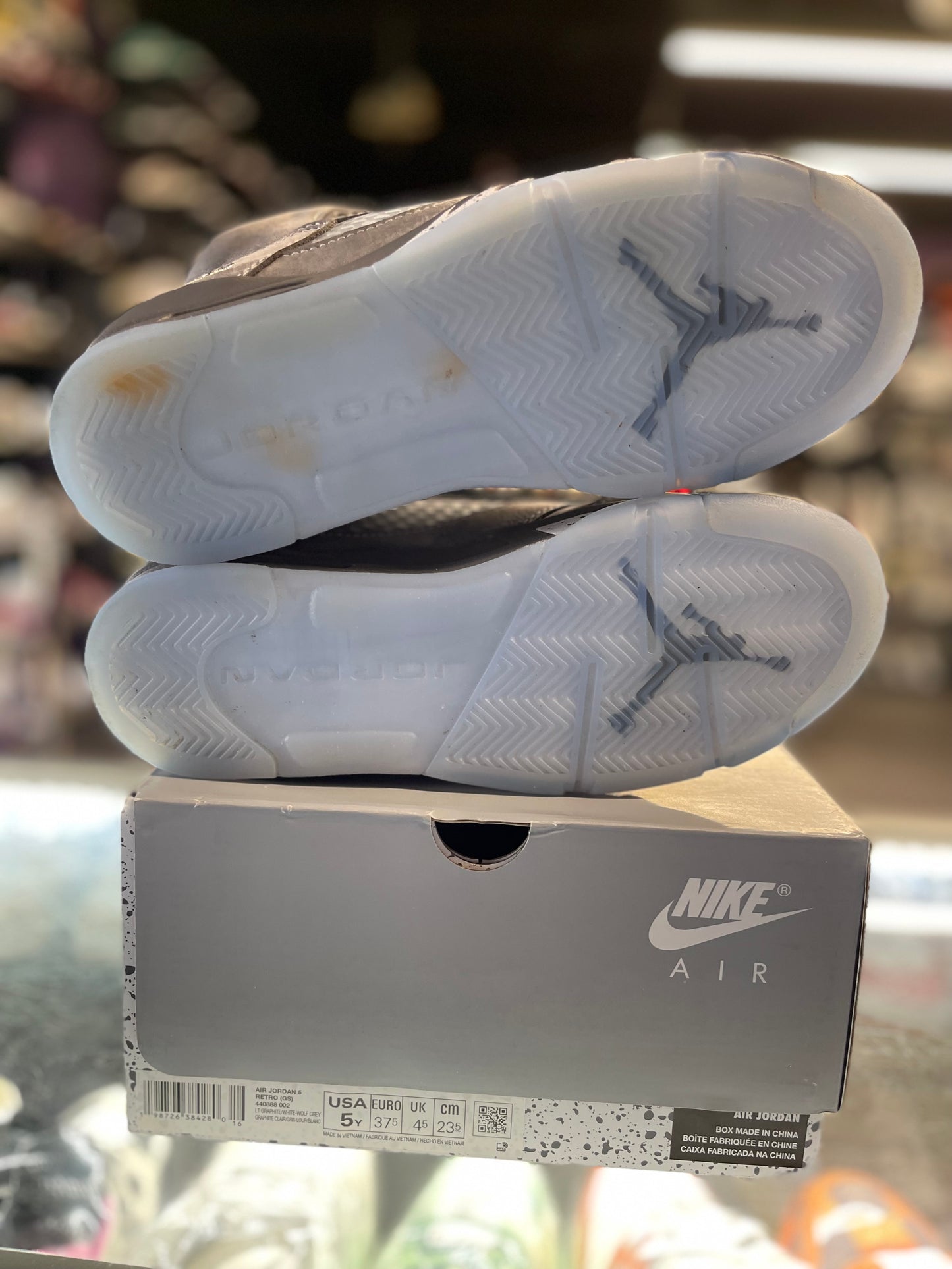 2026 Air Jordan Retro 5 "Wolf Grey" (GS)