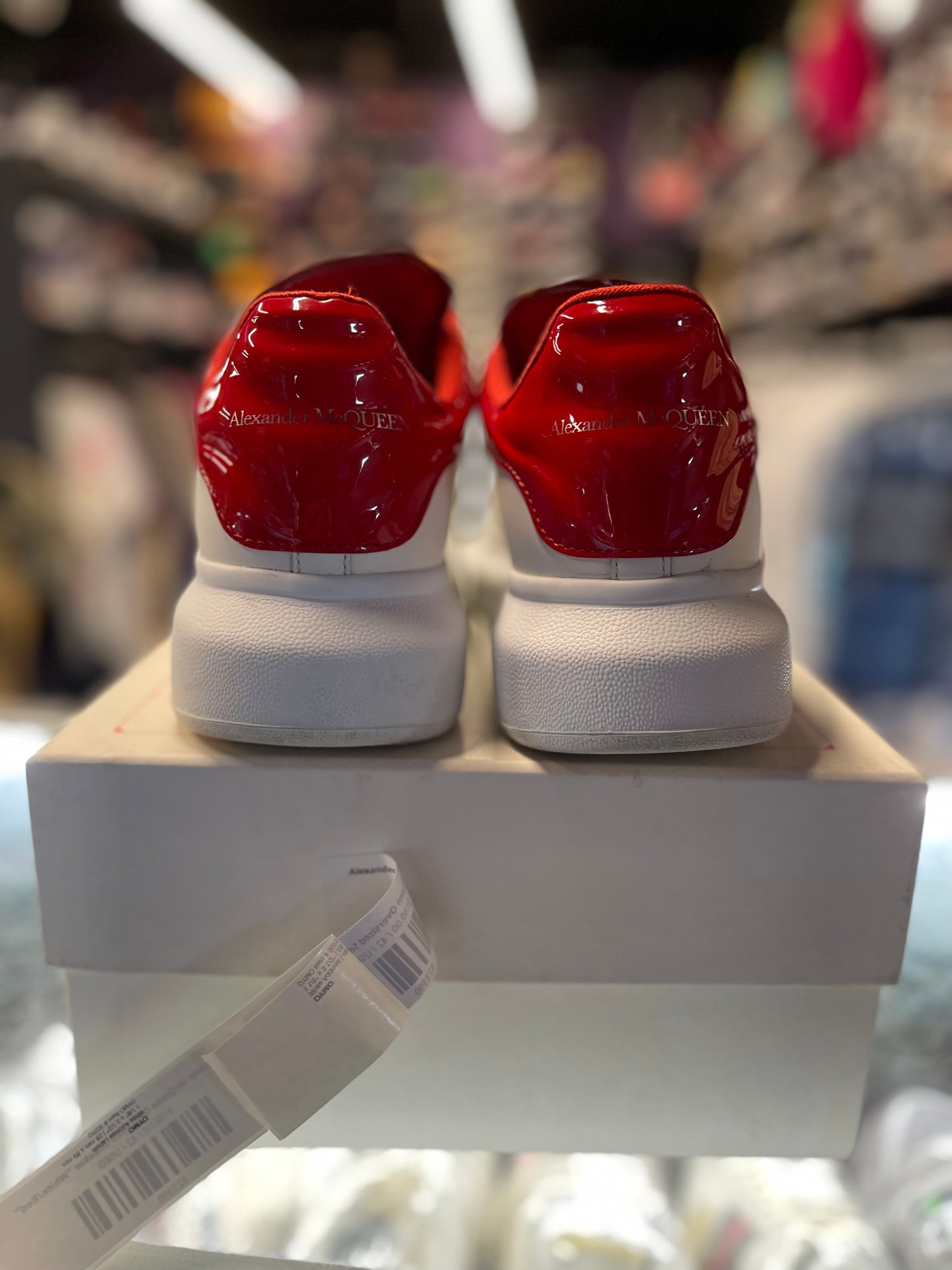 Alexander McQueen Oversized Sneaker "White/Red"