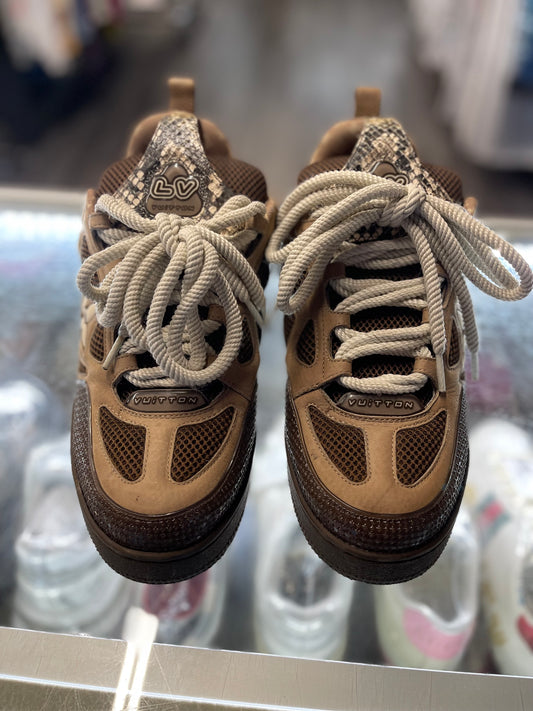 Louis Vuitton LV Skate Sneaker "Brown Snakeskin"