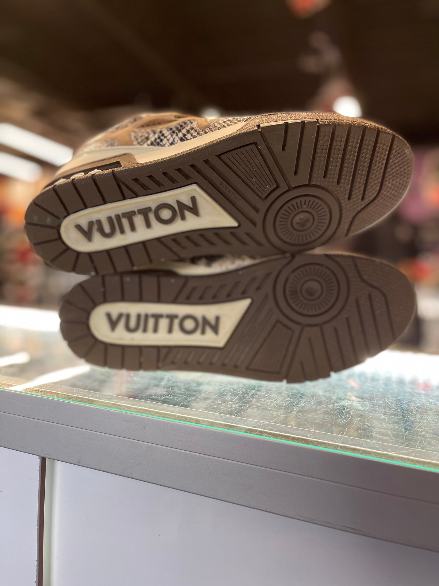Louis Vuitton LV Skate Sneaker "Brown Snakeskin"