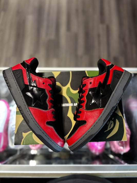 Bapesta SK8 "Red/Black"