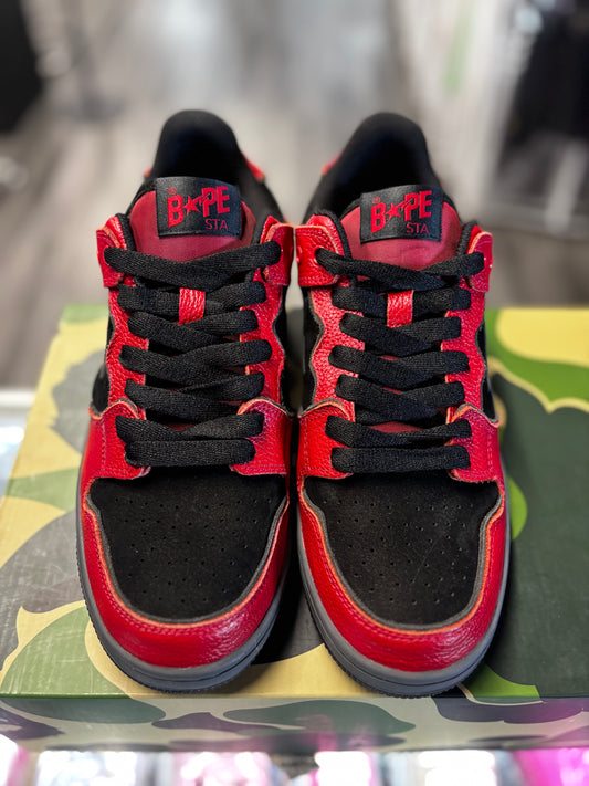 Bapesta SK8 "Red/Black"