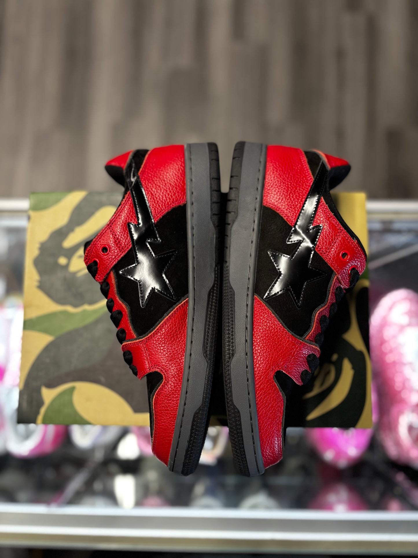 Bapesta SK8 "Red/Black"