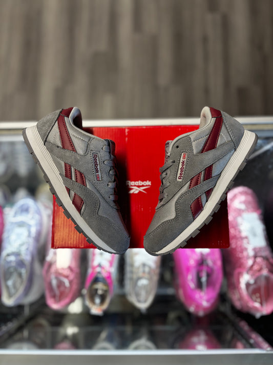 Reebok Classic Nylon "Grey/Maroon"