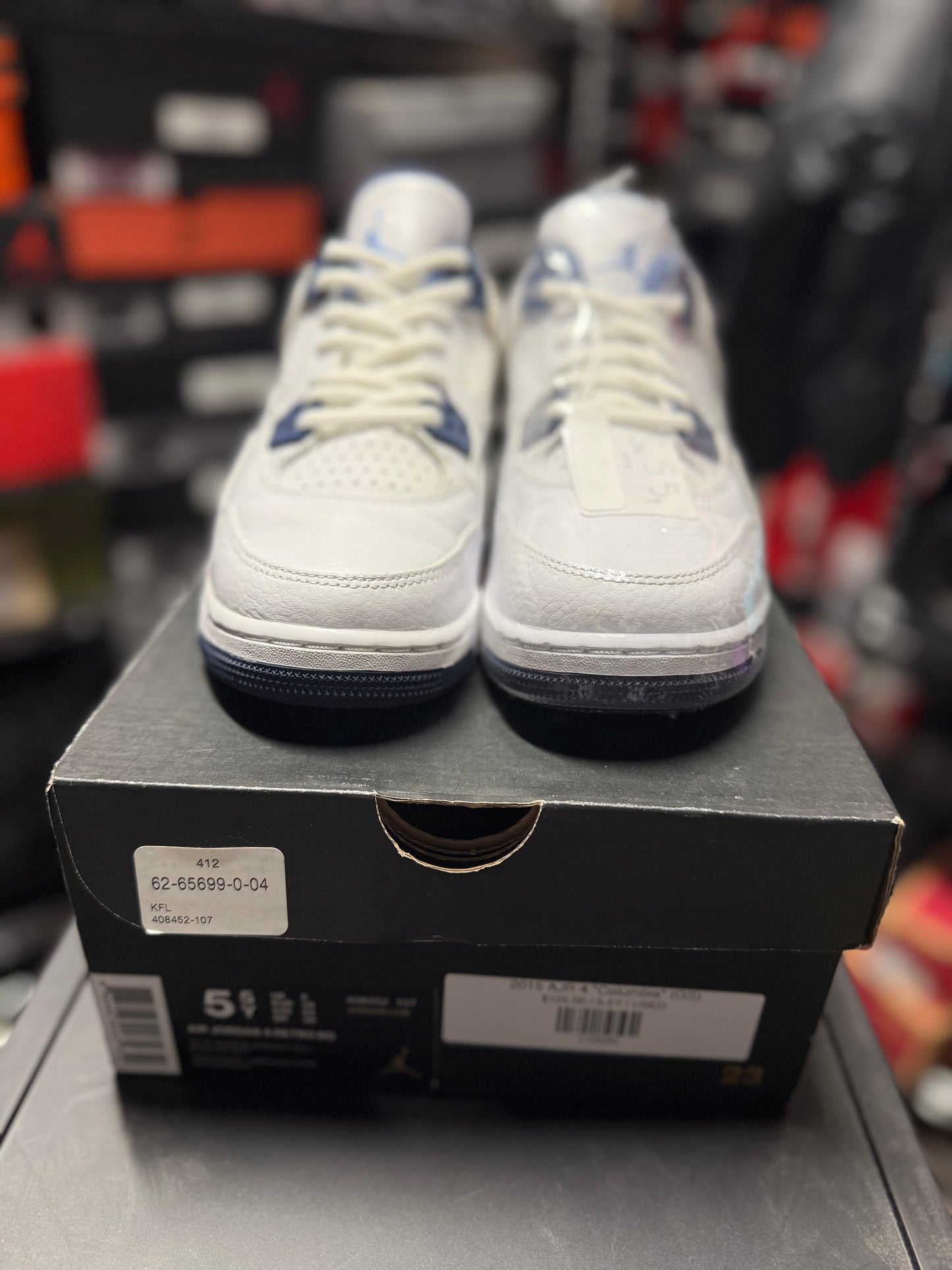 2015 Air Jordan Retro 4 "Columbia" (GS)