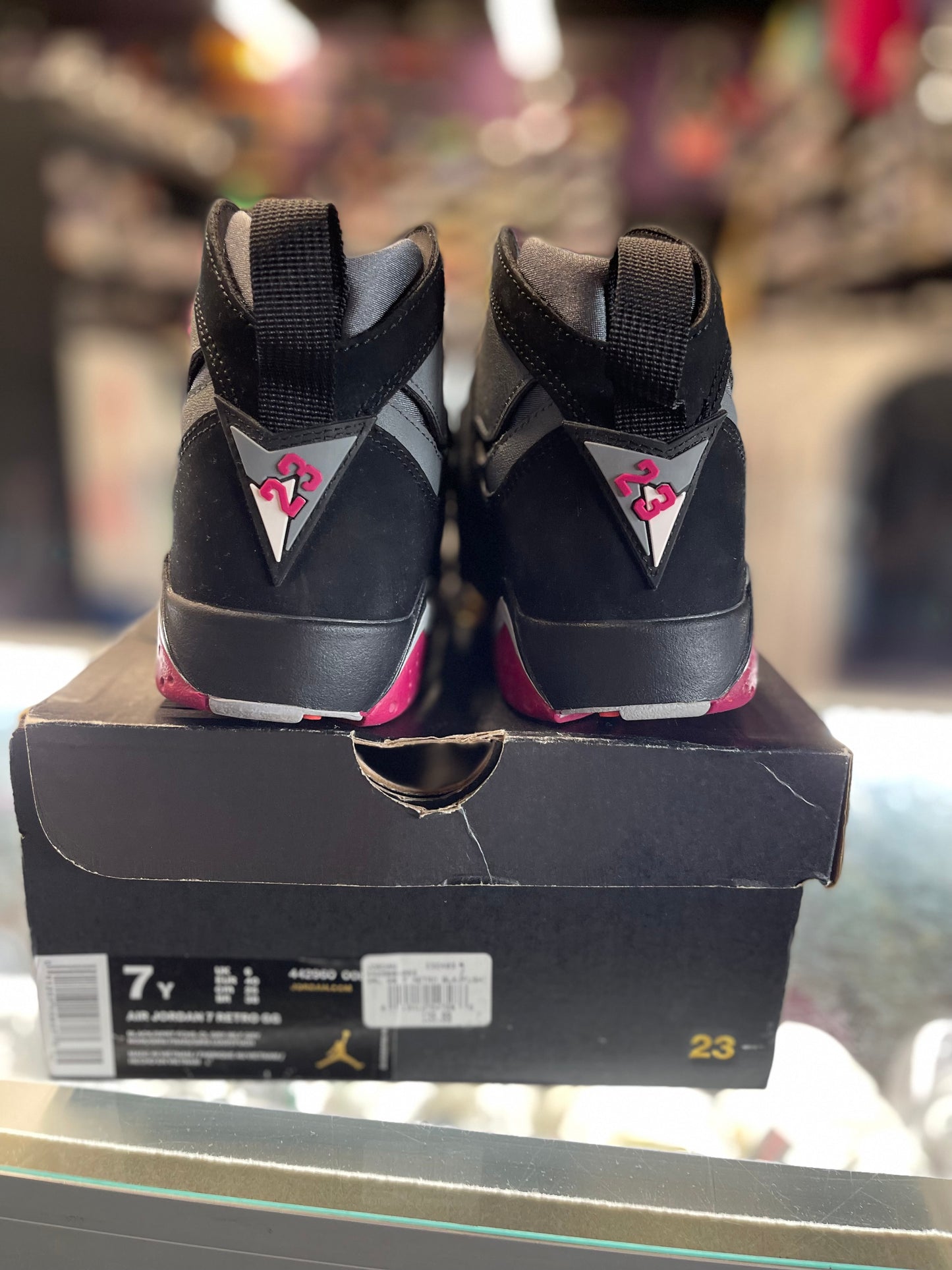 2015 Air Jordan 7 Retro "Sport Fuchsia" (GS)
