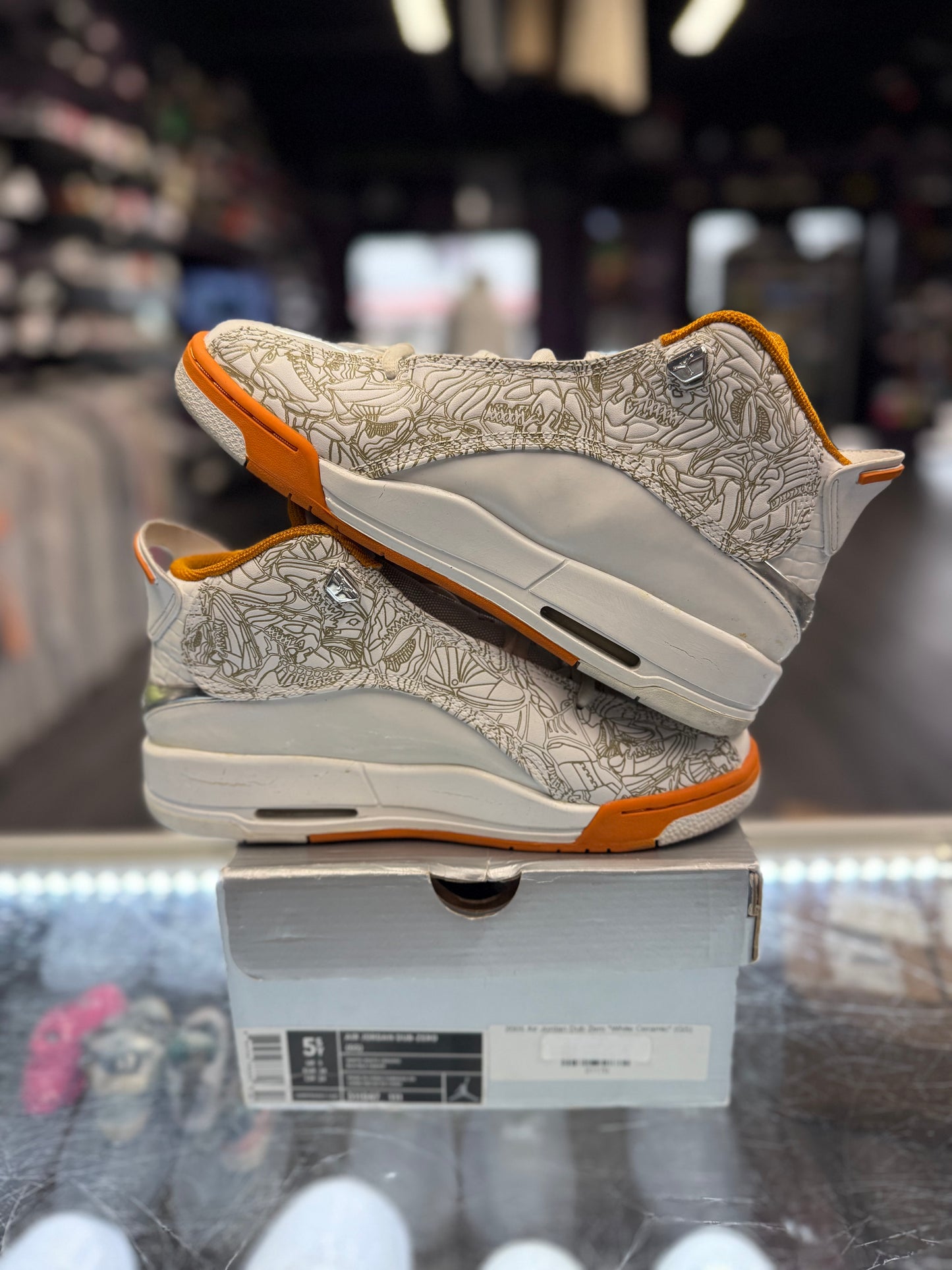 2005 Air Jordan Dub Zero "White Ceramic" (GS)