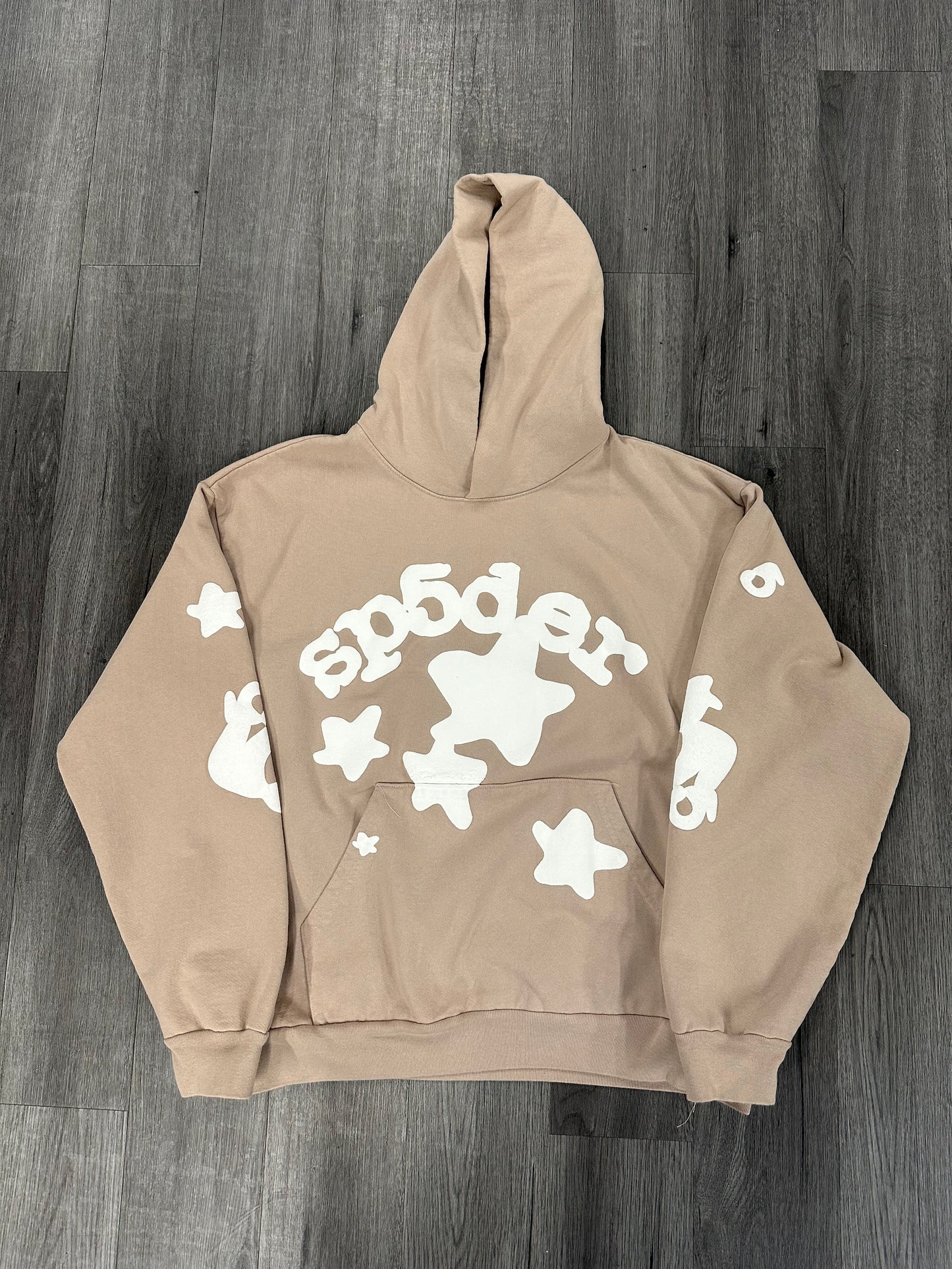 Sp5der Beluga Hoodie "Tan"