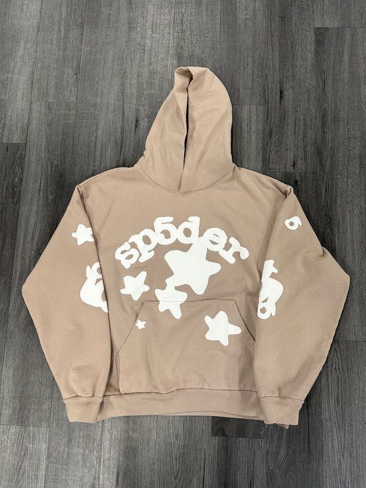 Sp5der Beluga Hoodie "Tan"