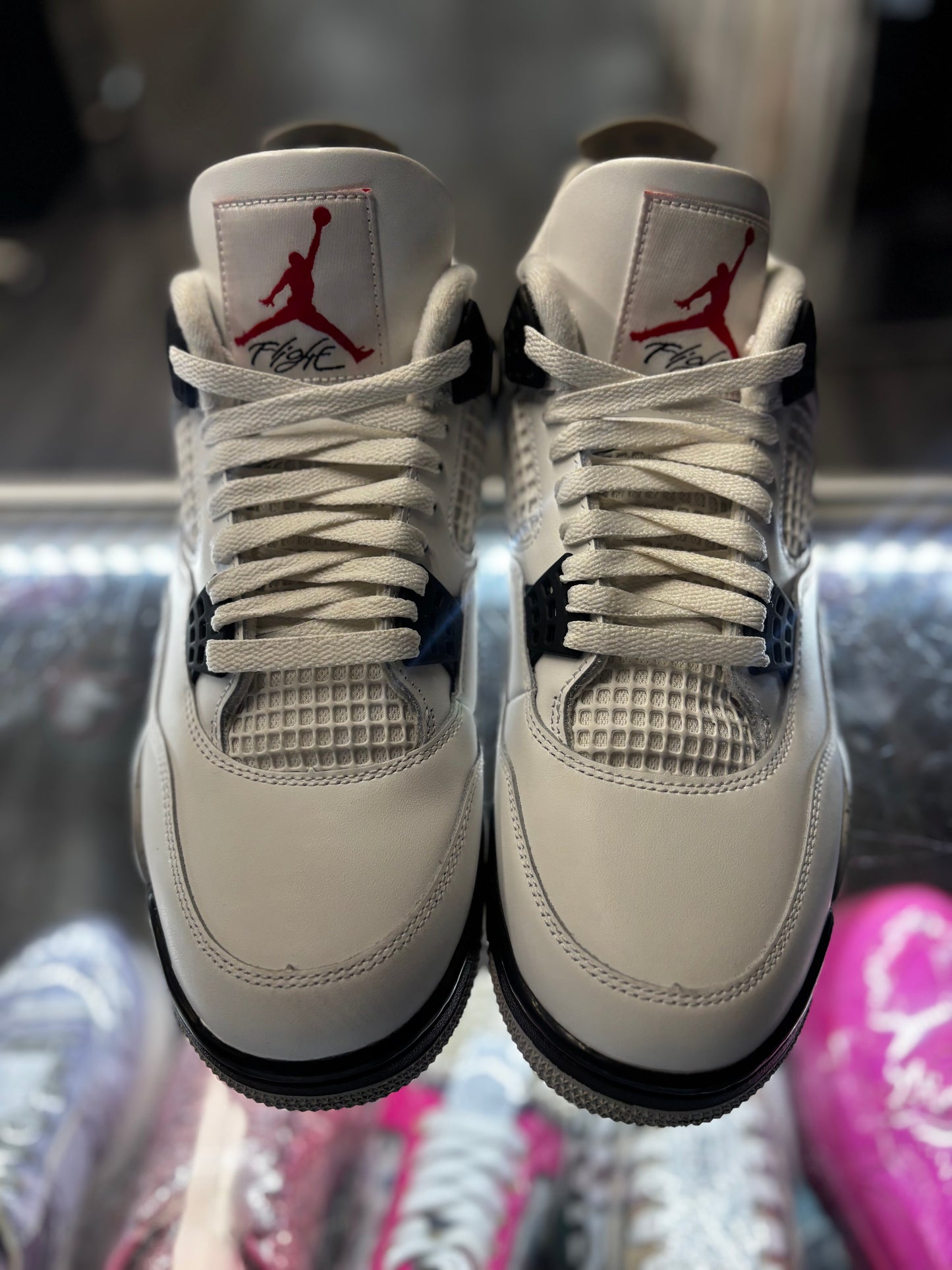2025 Air Jordan Retro 4 "White Cement" (GS)