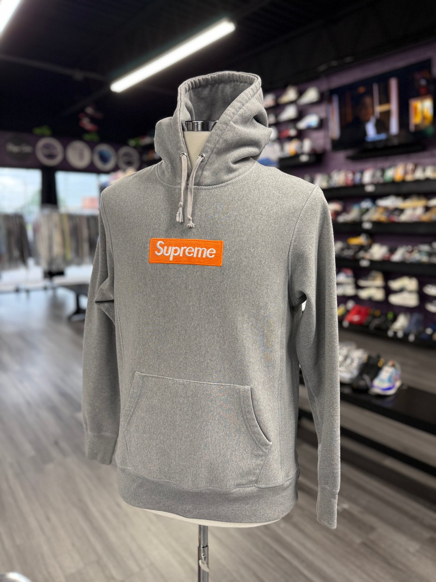 Supreme Box Logo Hoodie "Orange"