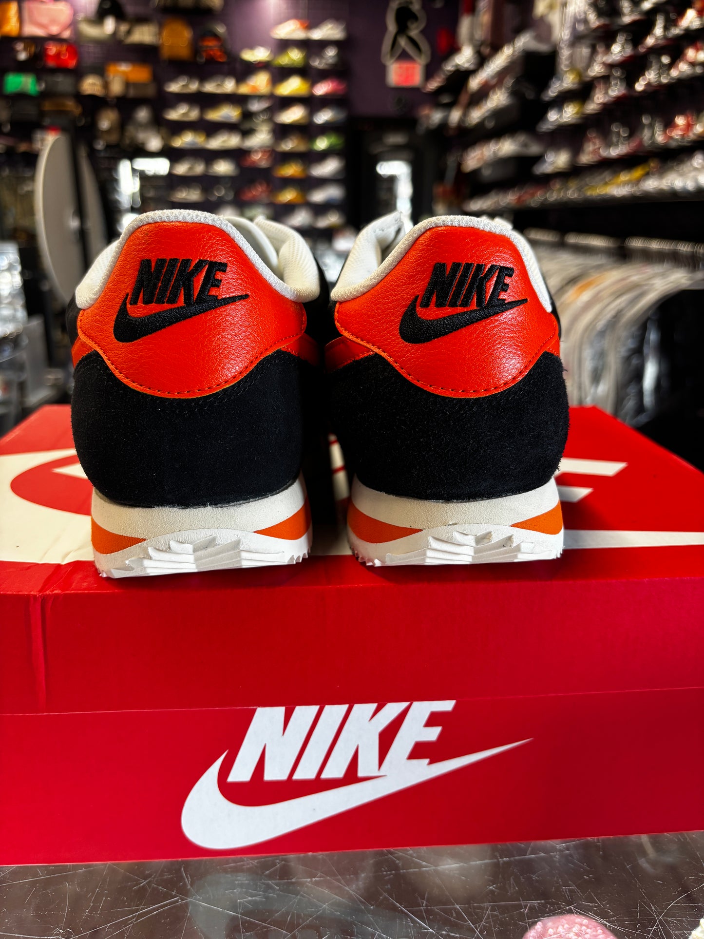 2024 Nike Cortez TXT "Black Safety Orange"