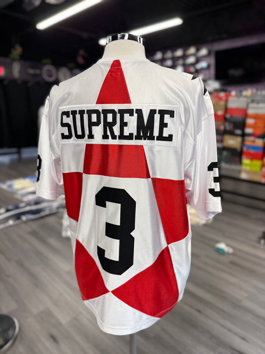 Supreme Jersey Star Football "White/Red"