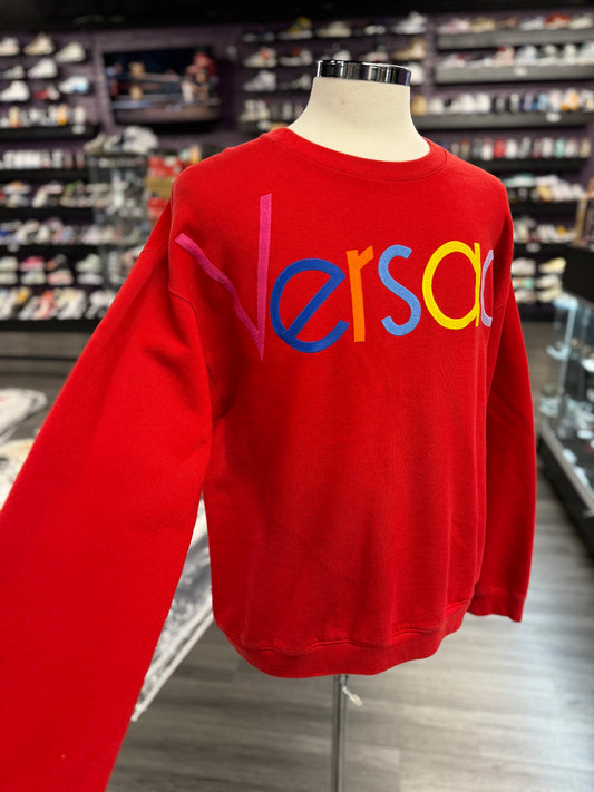 Versace Sweater "Red/Multi-Color"