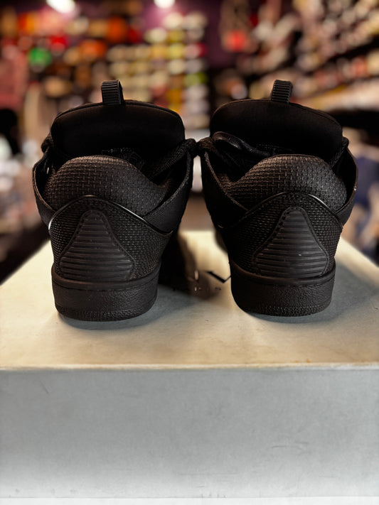 Lanvin Curb Sneaker "Metallic Effect Black"