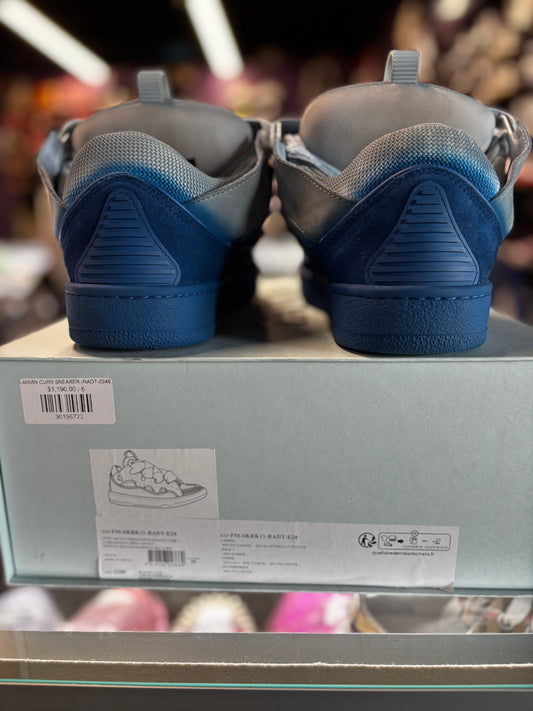 Lanvin Curb Sneaker "Grey/Blue"