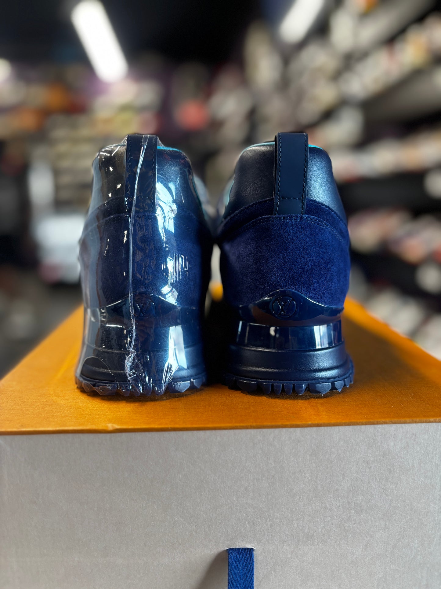 Louis Vuitton Run Away Sneaker "Blue Suede"