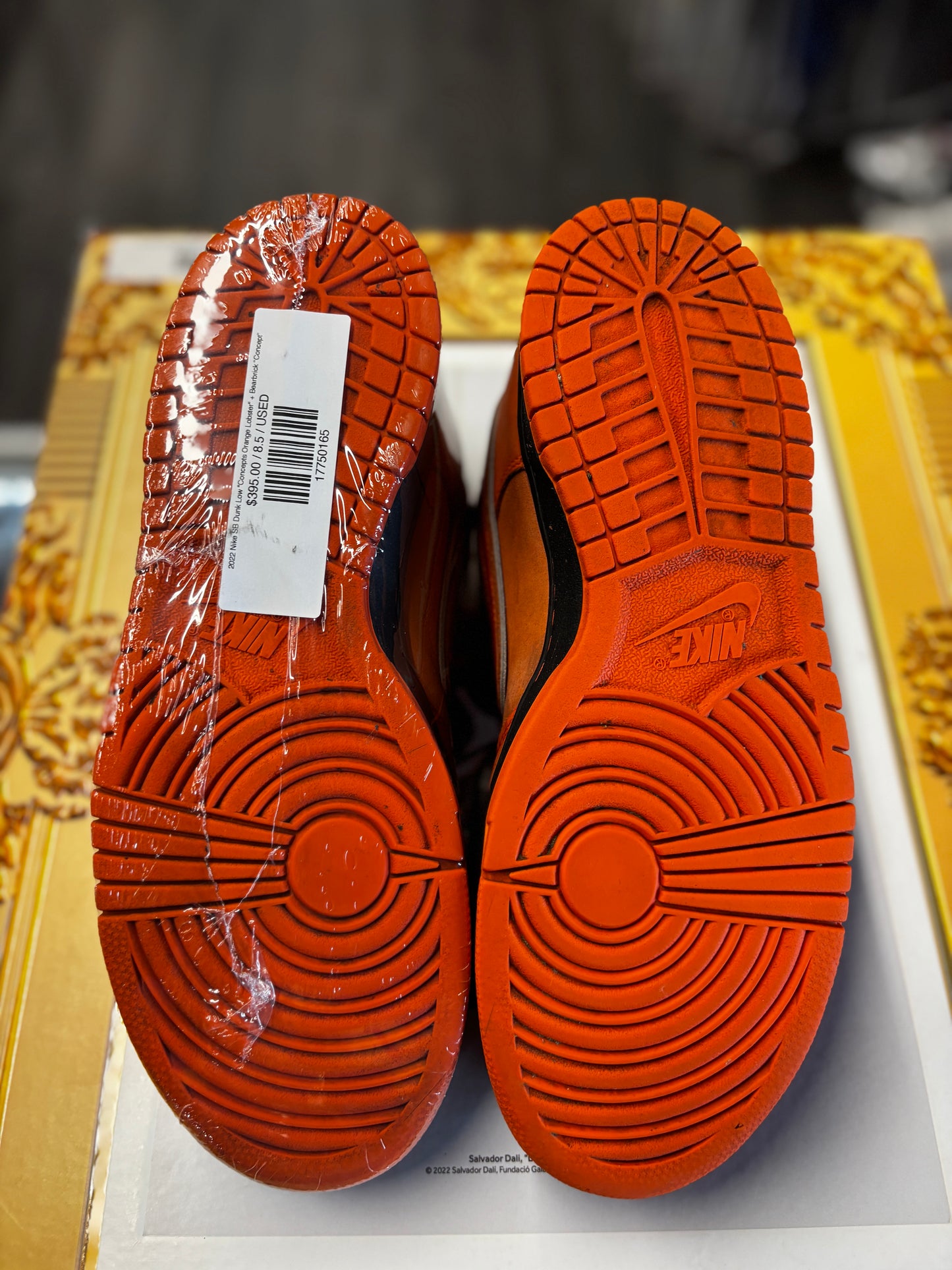 2022 Nike SB Dunk Low "Concepts Orange Lobster" + Bearbrick “Concept”