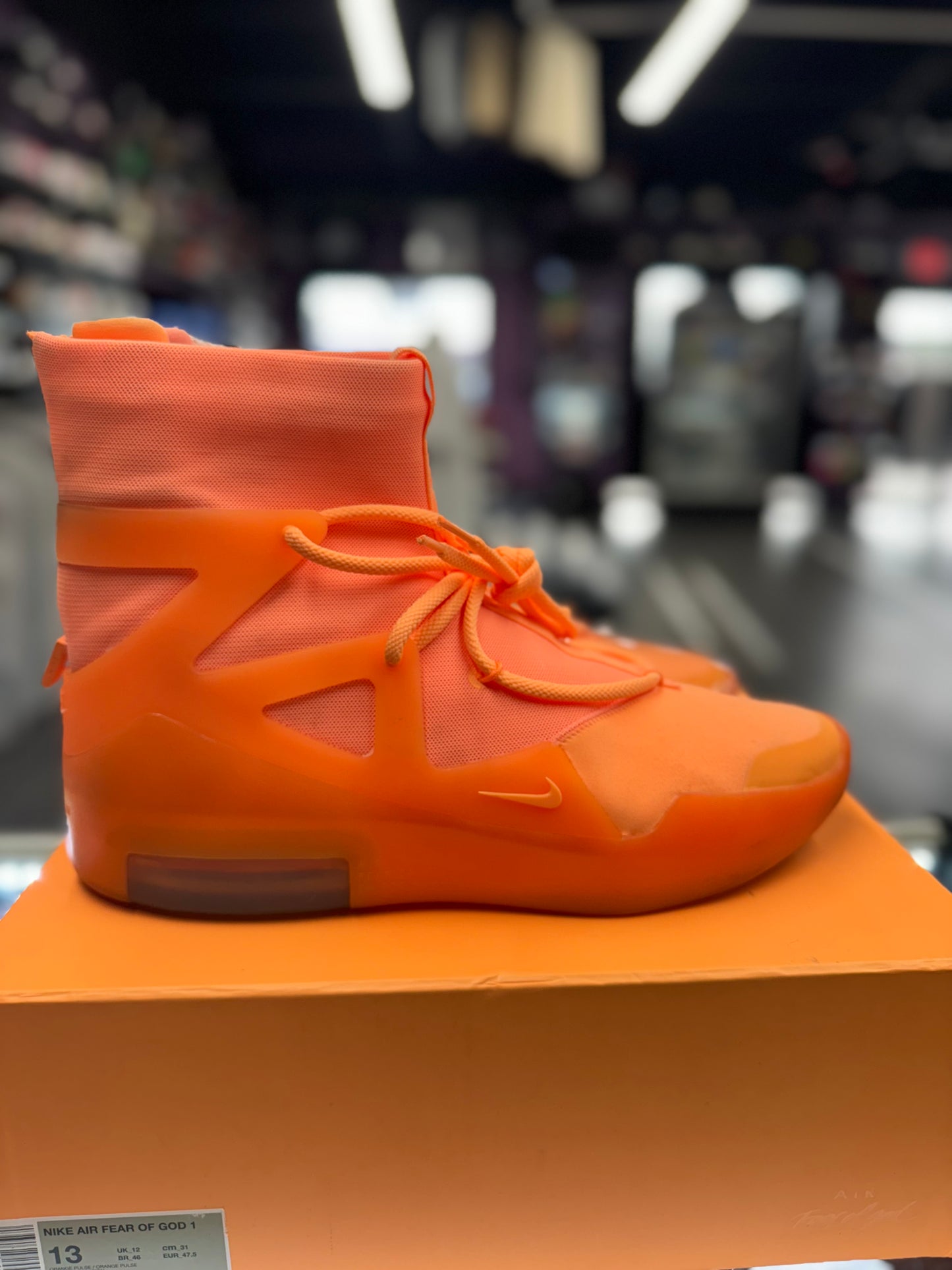 2019 Air Fear of God 1 "Orange Pulse"