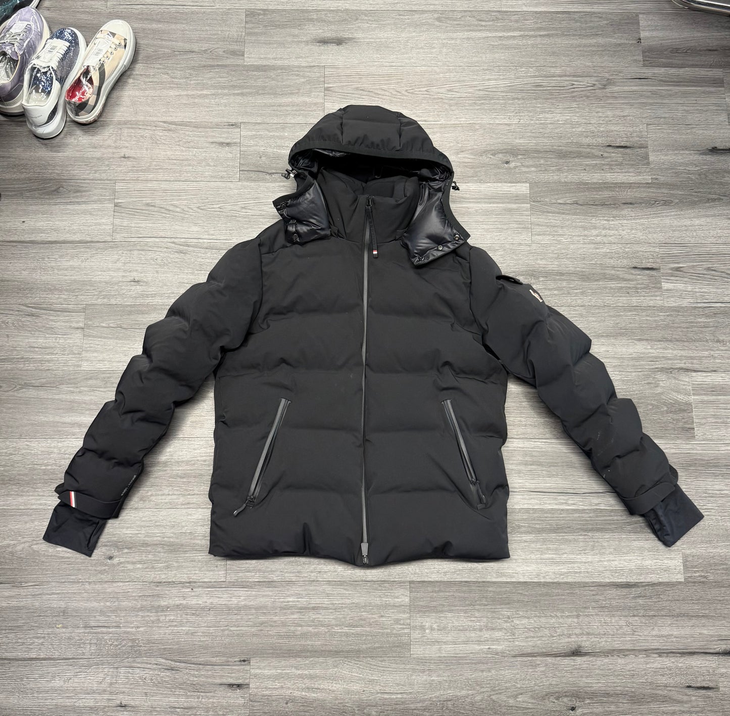 Moncler Grenoble Black Montgetech Puffer Jacket