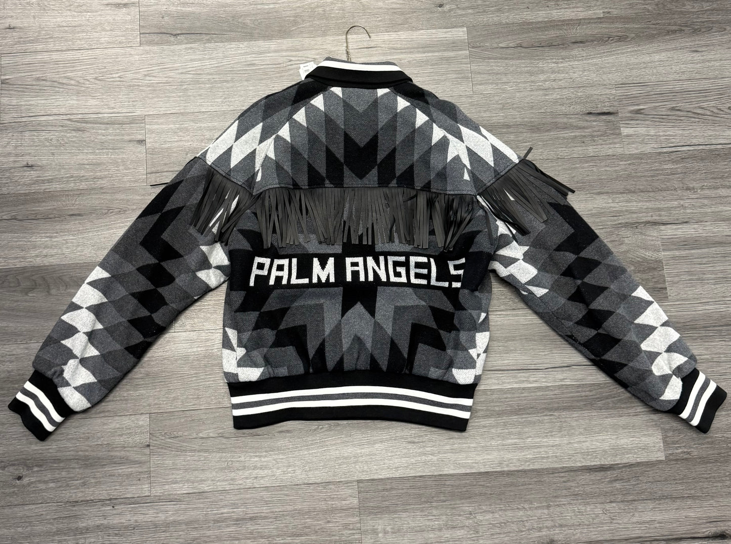 Palm Angels Fringe Jacket "Black/Grey"