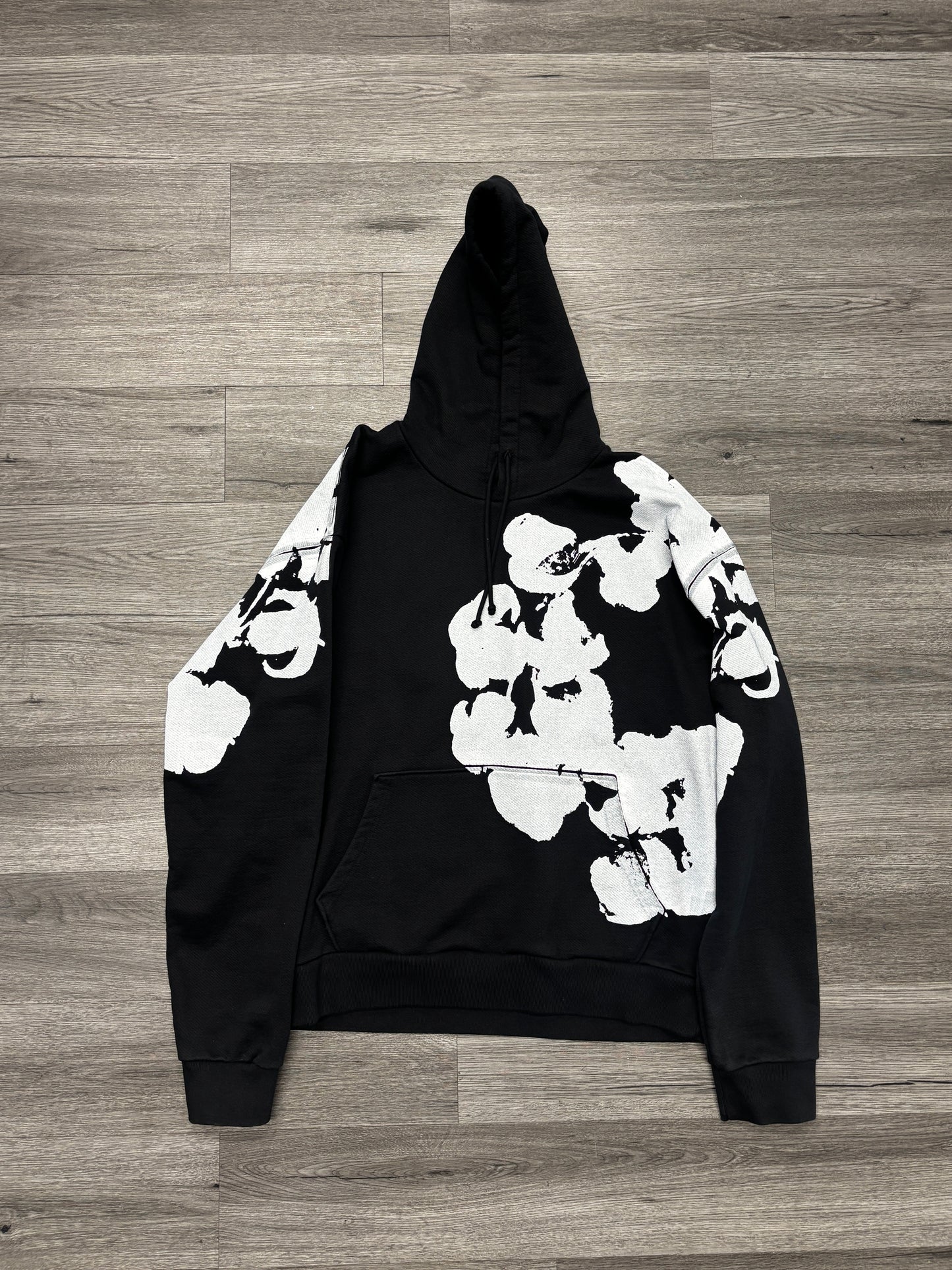 Denim Tears Mono Cotton Wreath Hoodie "Black"