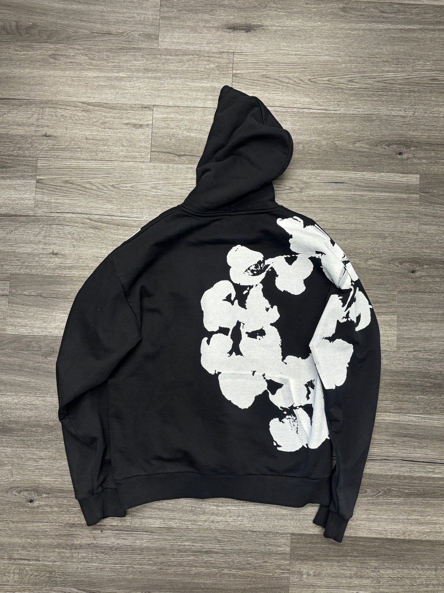 Denim Tears Mono Cotton Wreath Hoodie "Black"