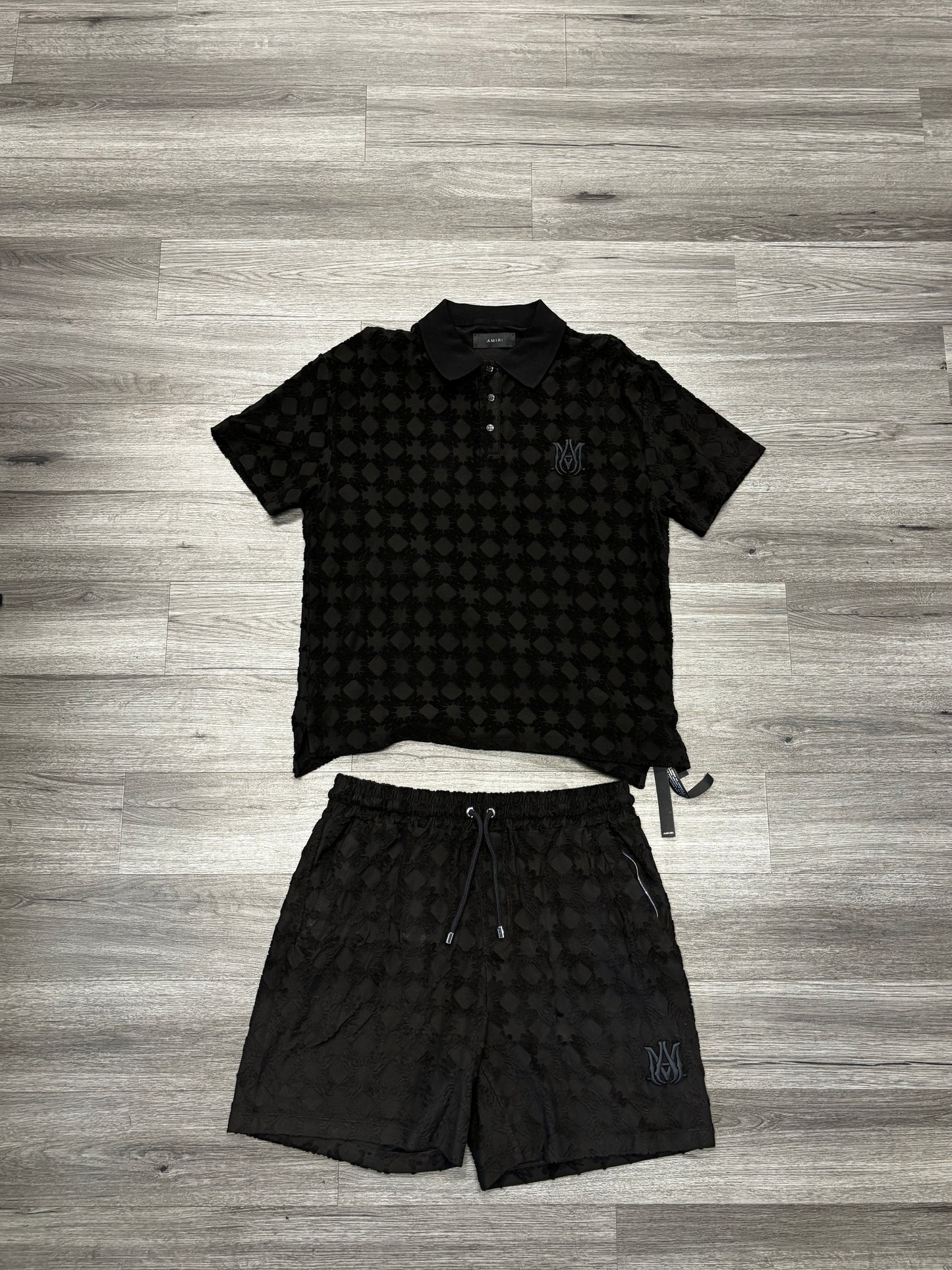 Amiri Toweling Set "Black"